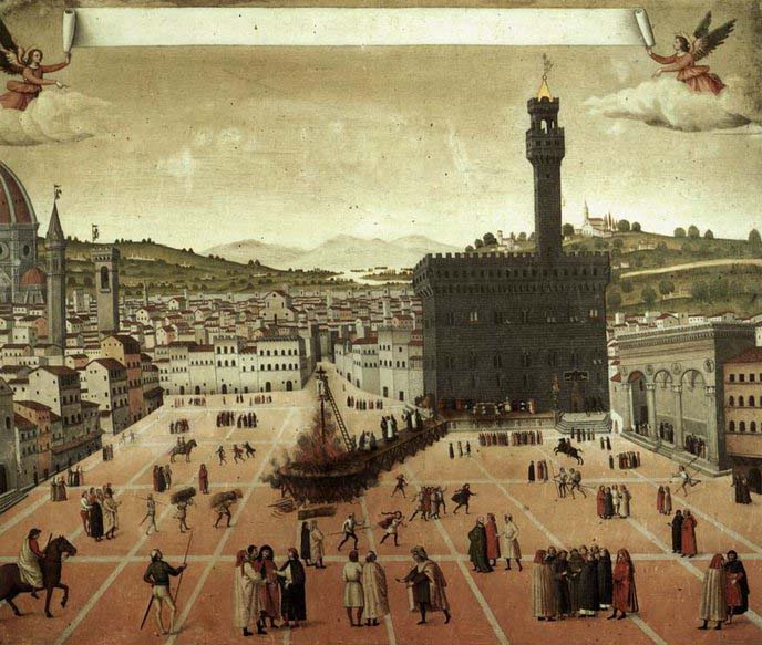 Execution of Savonarola on the Piazza della Signoria